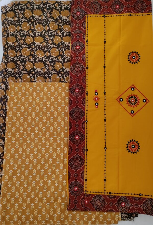 Ghabakala_SKUSUITMATERIAL02_Black-and-Yellow-Suit-Material-With-Yellow-Hand-Embroidered-Dupatta