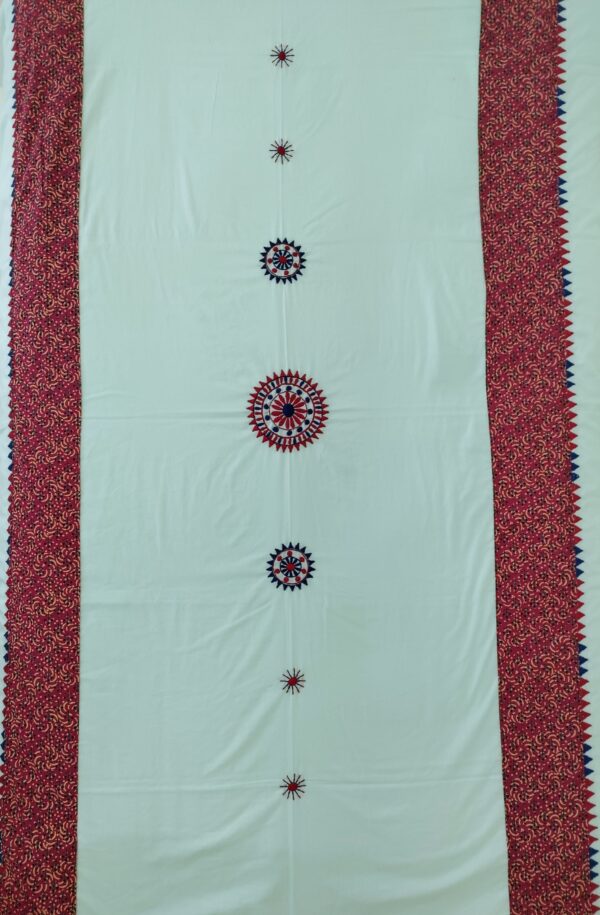 Ghabakala_SKUHESBEDSHEET02_Green-Hand-Embroidered-Single-Bed-Bedsheet-With-Pillow-Covers